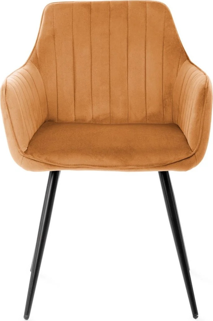 Krzesło do kuchni i salonu HOMLA ANDRE 56 x 61 x 86 cm Caramel (5904183847313) - obraz 2