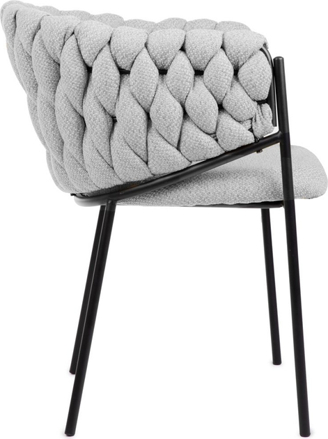 Krzesło do kuchni i salonu HOMLA MERLE 57 x 59 x 78 cm Grey (5904183855516) - obraz 3