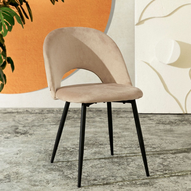 Стілець для кухні та вітальні HOMLA TERCIO 47 x 55 x 77 см Beige (5904183871011) - зображення 7