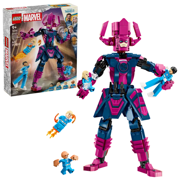 Конструктор LEGO Marvel Фігурка Фантастична четвірка проти Ґалактуса, 427 ел. 76316 (5702017817897) - зображення 7