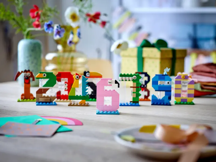 Конструктор LEGO Цифри до Дня народження, 281 ел. 40807 (5702017830810) - зображення 8