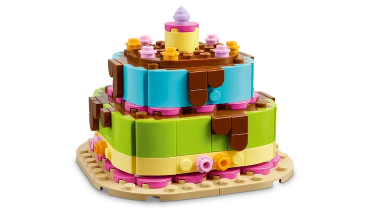 Zestaw klocków LEGO Tort na przyjęcie urodzinowe, 219 el. 40815 (5702017830872) - obraz 2