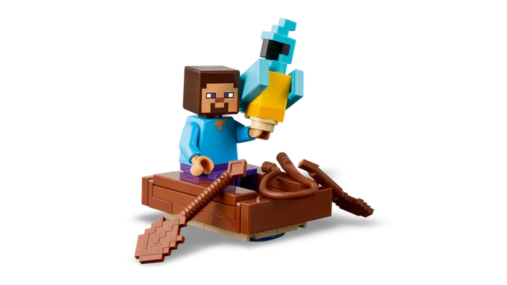 Zestaw klocków LEGO Minecraft Dom TNT w dżungli, 287 el. 21275 (5702017815497) - obraz 4