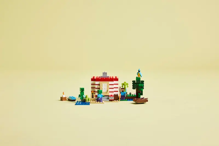 Zestaw klocków LEGO Minecraft Dom TNT w dżungli, 287 el. 21275 (5702017815497) - obraz 8