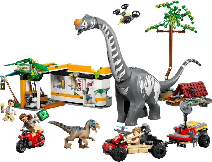Конструктор LEGO Jurassic World На стежці титанозавра та раптора, 582 ел. 76972 (5702017812786) - зображення 3