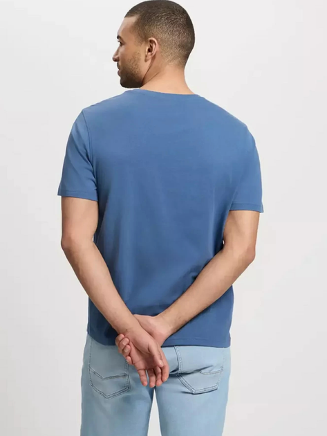T-shirt męski bawełniany Cross Jeans 16054-005 S Niebieski (8697319727821) - obraz 2