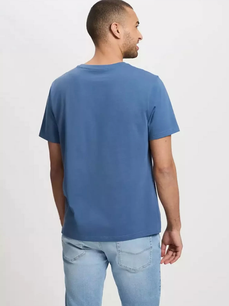 T-shirt męski bawełniany Cross Jeans 16055-005 M Niebieski (8697319727883) - obraz 2