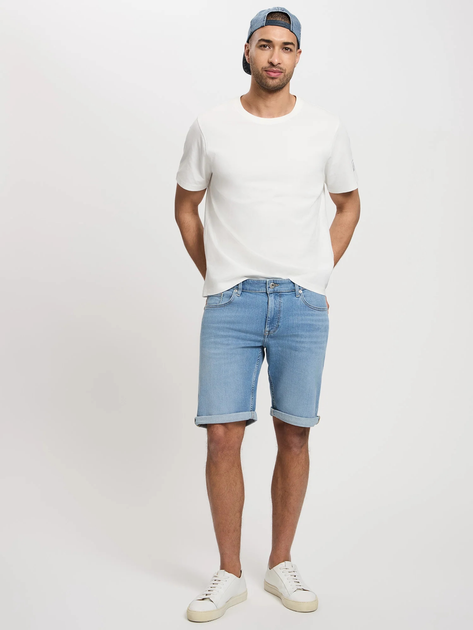Футболка бавовняна довга чоловіча Cross Jeans 16063-028 L Екрю (8697319728545) - зображення 3
