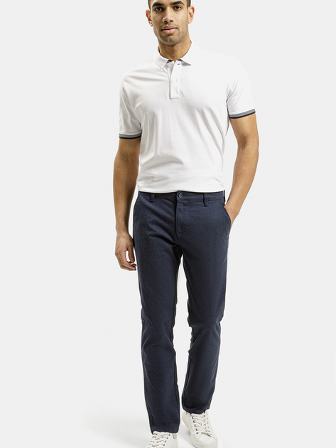 Koszulka polo męska Cross Jeans 16070-008 2XL Biała (8697319751017) - obraz 3