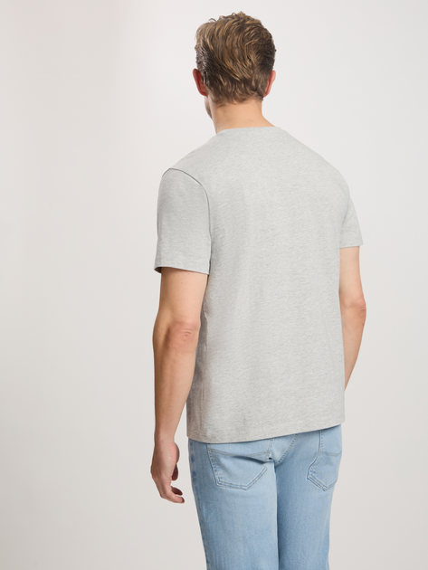 T-shirt męski bawełniany Cross Jeans 16107-004 XL Jasnoszary (8697319729856) - obraz 2