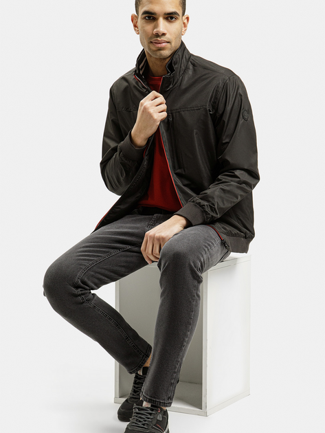 Футболка бавовняна довга чоловіча Cross Jeans 16107-007 S Червона (8697319729870) - зображення 3