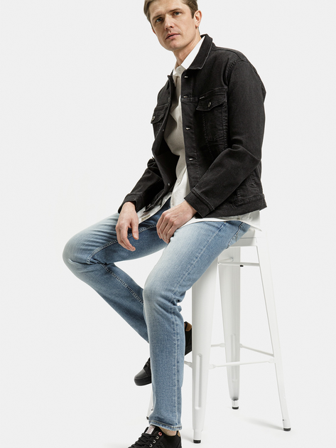 Сорочка бавовняна літня чоловіча Cross Jeans 35603-008 M Біла (8697319764819) - зображення 3