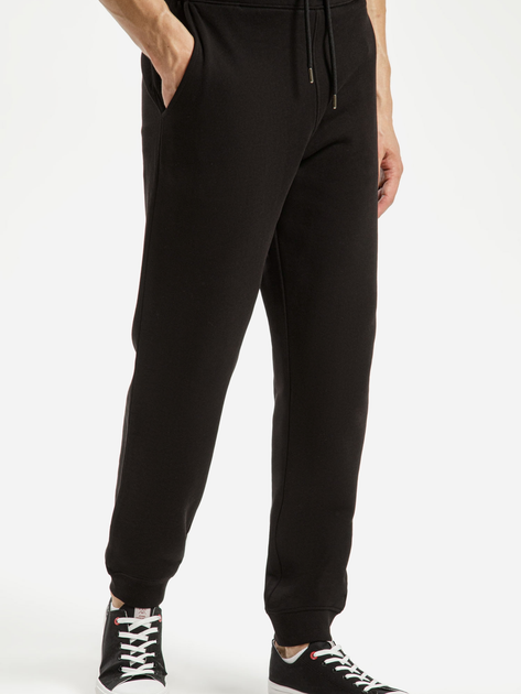 Spodnie dresowe męskie bawełniane Cross Jeans 49072-020 S Czarne (8697319752632) - obraz 1