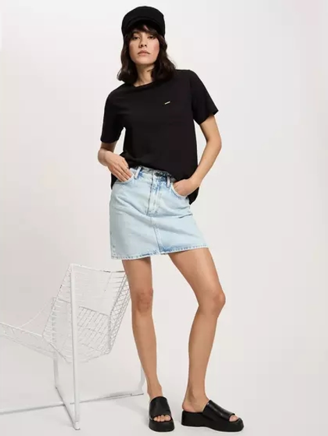Футболка бавовняна жіноча Cross Jeans 56171-020 M Чорна (8697319732122) - зображення 3
