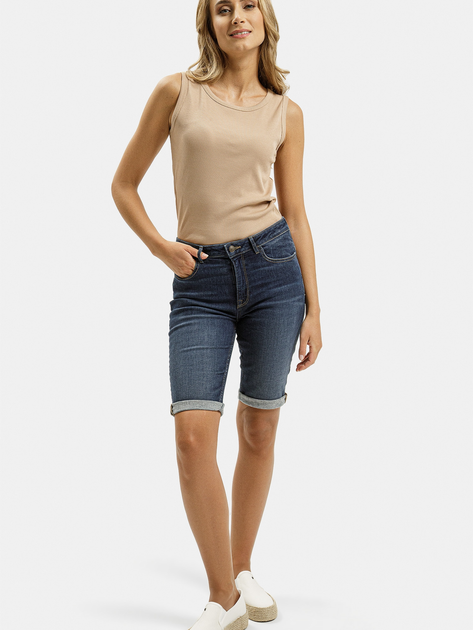 Koszulka na ramiączkach damska Cross Jeans 56214-383 M Beżowa (8697319747591) - obraz 3