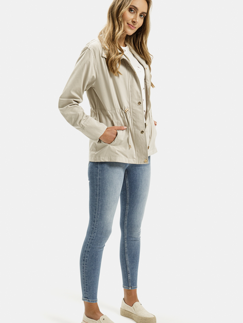 Вітрівка жіноча Cross Jeans 81278-009 L Бежева (8697319736557) - зображення 3