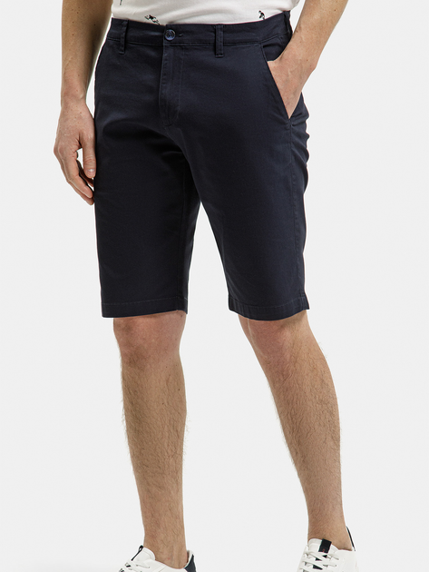Шорти бавовняні короткі чоловічі Cross Jeans A 565-278 28 Темно-сині (8697319604672) - зображення 1