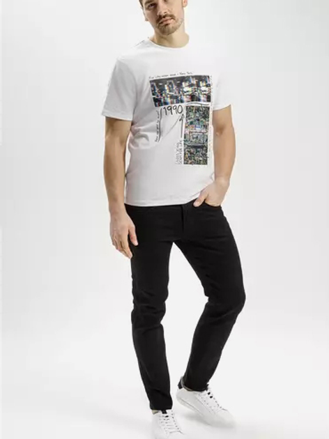 Jeansy męskie regular fit klasyczne Cross Jeans C 132-017 36-36 Czarne (8699438815878) - obraz 3