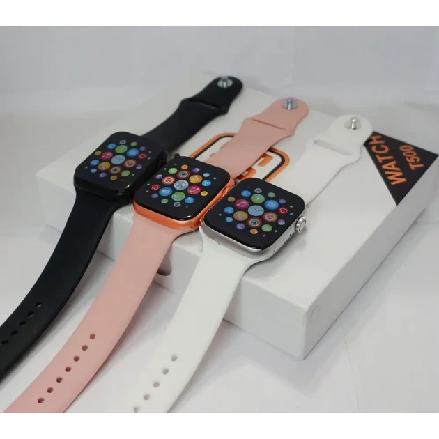 Смарт-часы Smartwatch T500 с функциями звонков, пульса, давления, кислорода и уведомлений - Фото 4 Смарт-часы Smartwatch T500 с функциями звонков, пульса, давления, кислорода и уведомлений - изображение 4