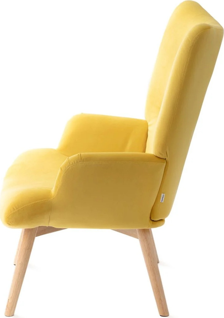 М'яке крісло Homla MOSS 70 x 95 см Yellow (5902869925829) - зображення 3