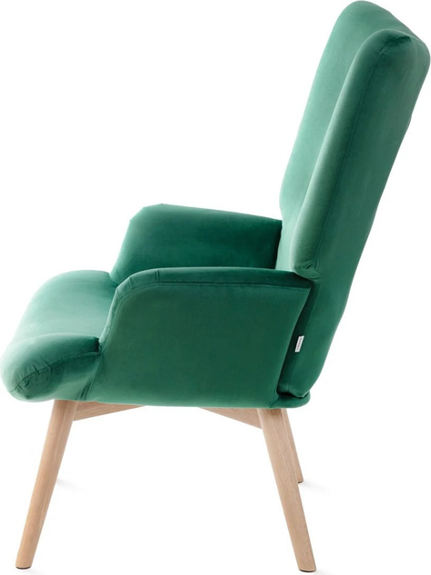Fotel tapicerowany Homla MOSS 70 x 95 cm Green (5902869925799) - obraz 3