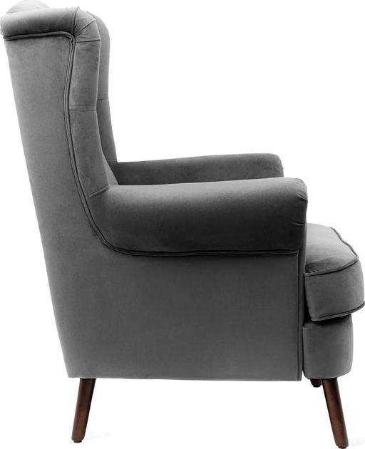 Fotel tapicerowany Homla FOSSBY 86 x 85 x 108 cm Grey (5904183844824) - obraz 3