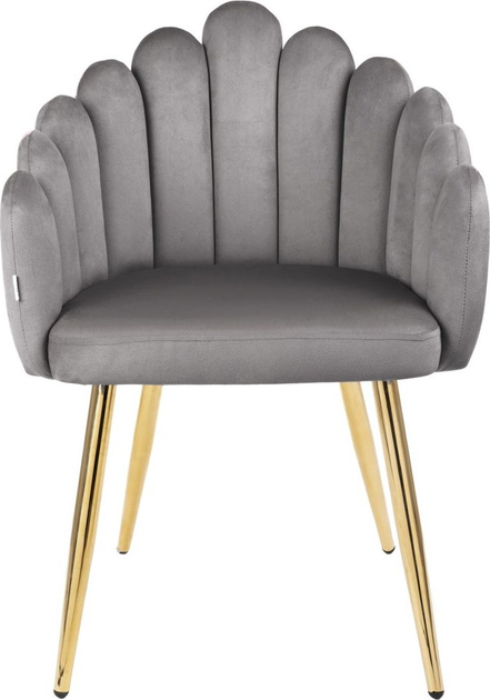 Fotel tapicerowany Homla LANA 60 x 55 x 83 cm Grey (5904183850023) - obraz 2