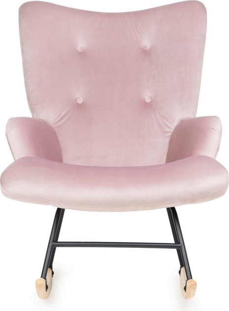 Fotel bujany Homla MOSS 72 x 73 x 92 cm Pink (5904183856735) - obraz 2