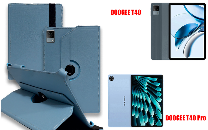 Чехол Spinner360 для планшета DOOGEE T40, DOOGEE T40 Pro, цвет Light Blue - Фото 1 Чехол Spinner360 для планшета DOOGEE T40, DOOGEE T40 Pro, цвет Light Blue - изображение 1