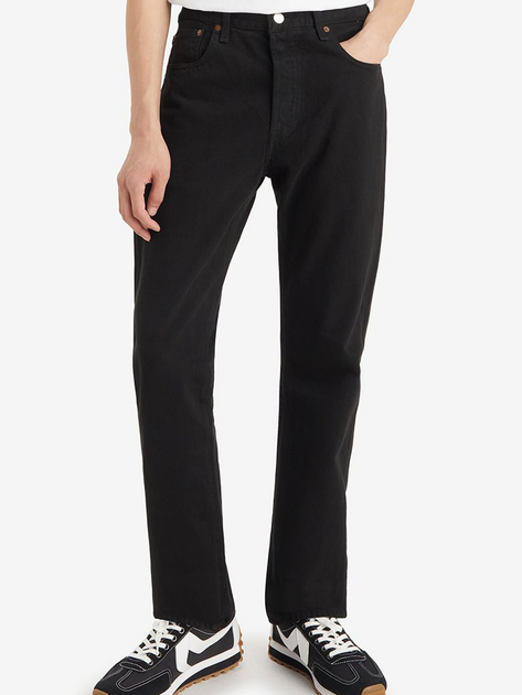 Jeansy regular fit męskie Levi's 501 Original 00501-3371 36-32 Czarne (5401105112677) - obraz 1