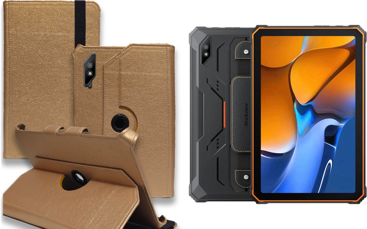 Чехол Spinner360 для планшета Blackview Active 8, 8 Pro, цвет Gold - Фото 1 Чехол Spinner360 для планшета Blackview Active 8, 8 Pro, цвет Gold - изображение 1