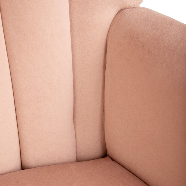 Fotel tapicerowany Homla MILLS 75 x 79 x 102 cm Pink (5904183859545) - obraz 4