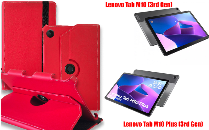Чохол Spinner360 для планшета Lenovo Tab M10 (3rd Gen), M10 Plus (3rd Gen), колір Red - Фото 1 Чохол Spinner360 для планшета Lenovo Tab M10 (3rd Gen), M10 Plus (3rd Gen), колір Red - зображення 1