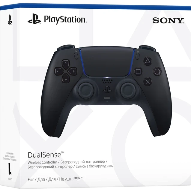 Беспроводной геймпад Sony PlayStation DualSense Midnight Black для PS5/PS5 Pro/PS5 Digital Edition - Фото 5 Беспроводной геймпад Sony PlayStation DualSense Midnight Black для PS5/PS5 Pro/PS5 Digital Edition - изображение 5