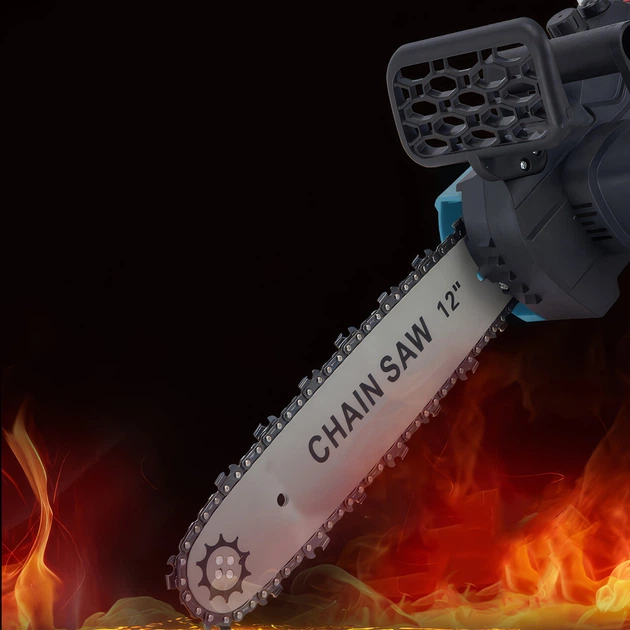 Акумуляторна Пила 12 Дюймів. Гілкоріз. Синяя Electric saw - Фото 9 Акумуляторна Пила 12 Дюймів. Гілкоріз. Синяя Electric saw - зображення 9