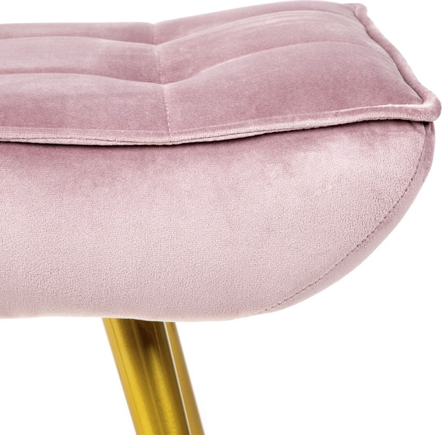 Fotel tapicerowany Homla VINNIS z podnóżkiem 96 x 69 x 82 cm Pink (5904183856674) - obraz 6