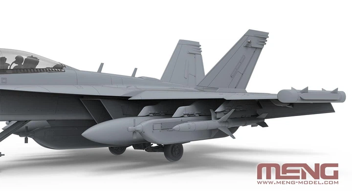 Збірна модель 1/48 Літак Boeing EA-18G Growler Electronic Attack Aircraft Yellow Jackets Meng LS-019 - изображение 3