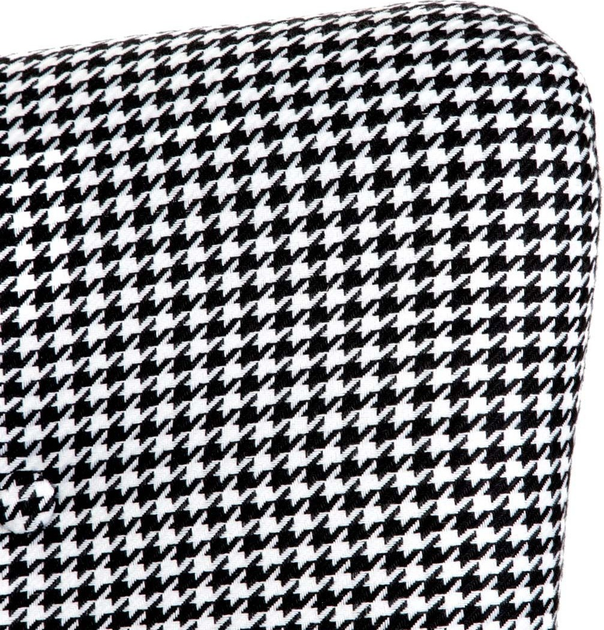 Fotel tapicerowany Homla MOSS 70 x 95 cm Black-White (5904183862361) - obraz 4