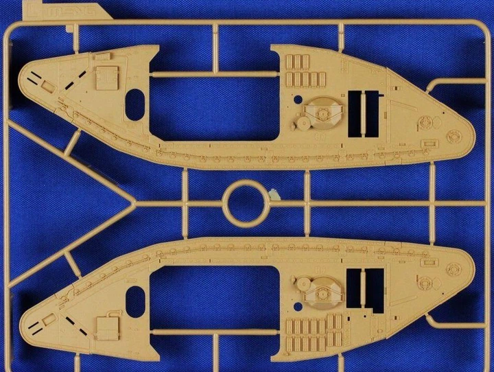 Збірна модель 1/35 британський важкий танк Mk.V female Meng TS-029 - зображення 9