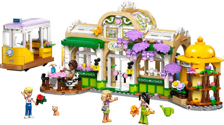 Zestaw klocków LEGO Friends Zielona kawiarnia i kwiaciarnia 1138 elementów (42671) - obraz 4