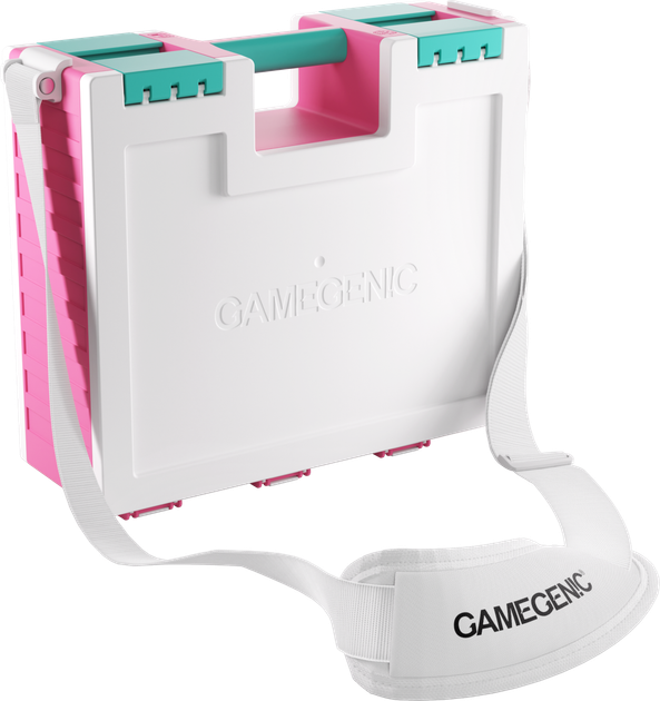 Двосторонній футляр Gamegenic Game Castle Pink/White/Teal GGS22037ML (4251715414552) - зображення 4