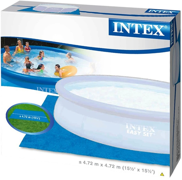 Килимок під басейн Intex 472 x 472 см 28048 (0078257280483) - зображення 4