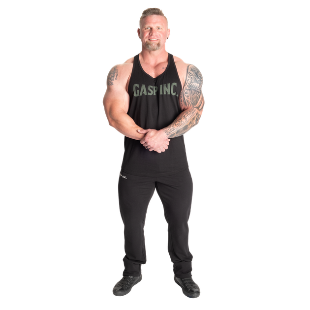 Спортивная майка GASP Essential T-Back Black/Green XL - Фото 6 Спортивная майка GASP Essential T-Back Black/Green XL - изображение 6