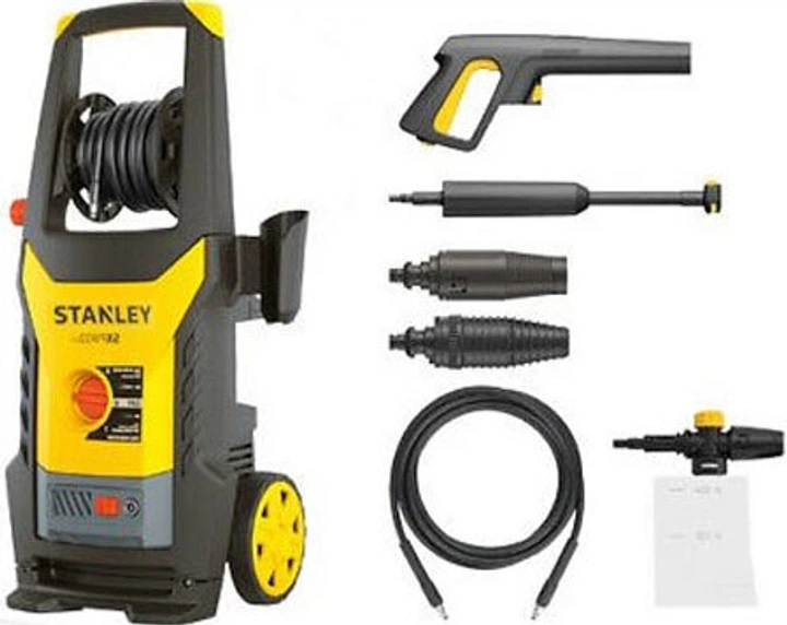 Мойка высокого давления электрическая бесщеточная Stanley 2.2 кВт, 160 бар, 8 м, 460 л/ч, 50°C, бак 1 л SXPW22DSS-E - изображение 2