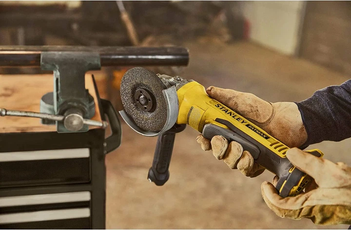 Угловая шлифовальная машина Stanley FatMax Li-Ion 18В, 8000 об/мин, d=125мм SFMCG700B - изображение 8