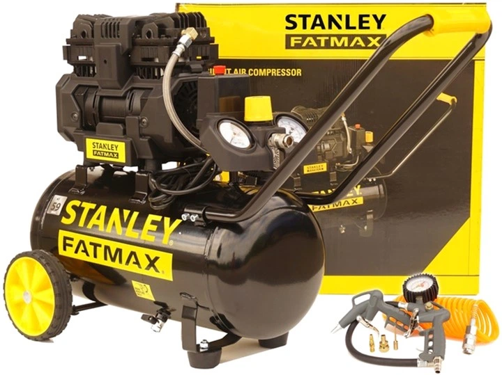 Компресор повітряний поршневий Stanley Fatmax 1.1кВт, 160л/хв, 24л, 8 Бар FMXCMS1524HE - Фото 9 Компресор повітряний поршневий Stanley Fatmax 1.1кВт, 160л/хв, 24л, 8 Бар FMXCMS1524HE - зображення 9