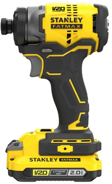 Гайковерт ударний акумуляторний Stanley FatMax Li-Ion V20 18В, 190 Нм, 2900 об/хв, 3800 уд/хв, 2 акумулятора - 2 Ач SFMCF820D2K - зображення 2