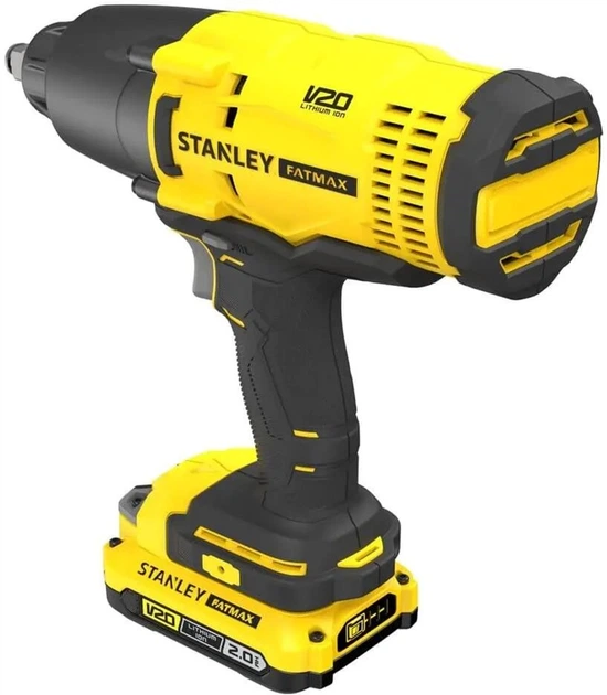 Аккумуляторный бесщеточный ударный гайковерт Stanley FatMax Li-Ion 18В MAX, 475 Нм, 1700 об/мин, 2500 уд/мин SFMCF900B - Фото 4 Аккумуляторный бесщеточный ударный гайковерт Stanley FatMax Li-Ion 18В MAX, 475 Нм, 1700 об/мин, 2500 уд/мин SFMCF900B - изображение 4