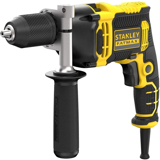 Дрель сетевая ударная Stanley FatMax 750 Вт, 3200 об/мин, 54400 уд/мин FMEH750 - Фото 1 Дрель сетевая ударная Stanley FatMax 750 Вт, 3200 об/мин, 54400 уд/мин FMEH750 - изображение 1