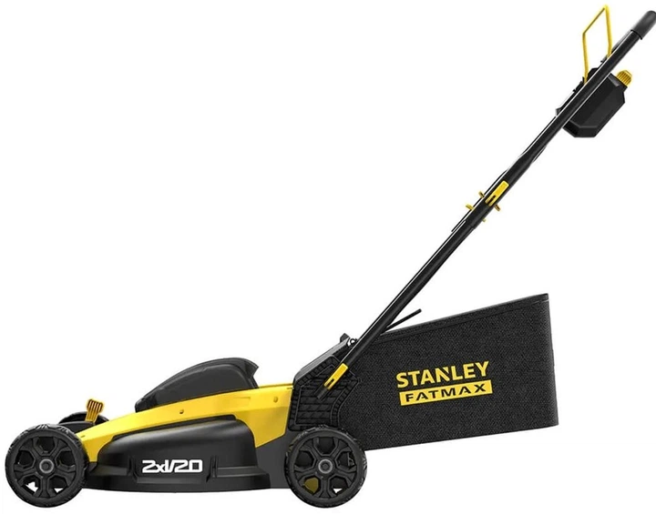 Газонокосилка аккумуляторная бесщеточная Stanley FatMax 18 В, 2 Ач, ширина кошения 51 см, высота кошения 25-57 мм, сборник 40 л SFMCMW2651M - Фото 3 Газонокосилка аккумуляторная бесщеточная Stanley FatMax 18 В, 2 Ач, ширина кошения 51 см, высота кошения 25-57 мм, сборник 40 л SFMCMW2651M - изображение 3